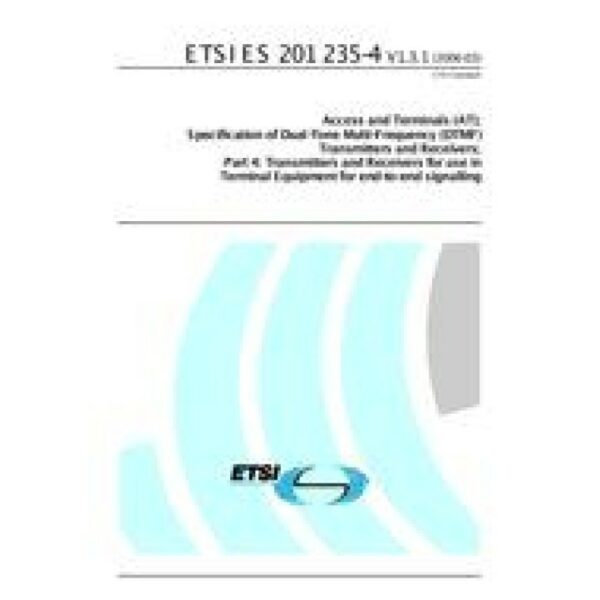 ETSI ES 201 235-4