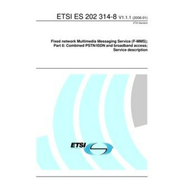 ETSI ES 202 314-8