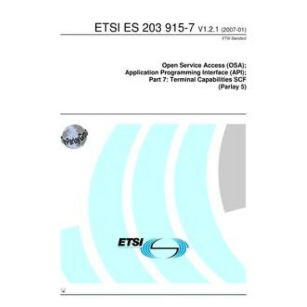 ETSI ES 203 915-7