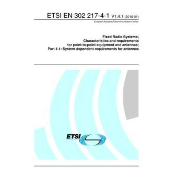 ETSI EN 302 217-4-1