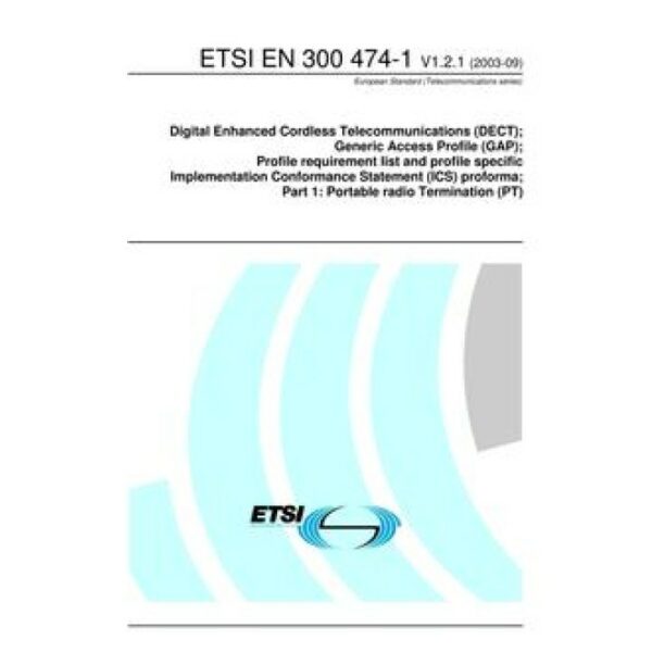 ETSI EN 300 474-1