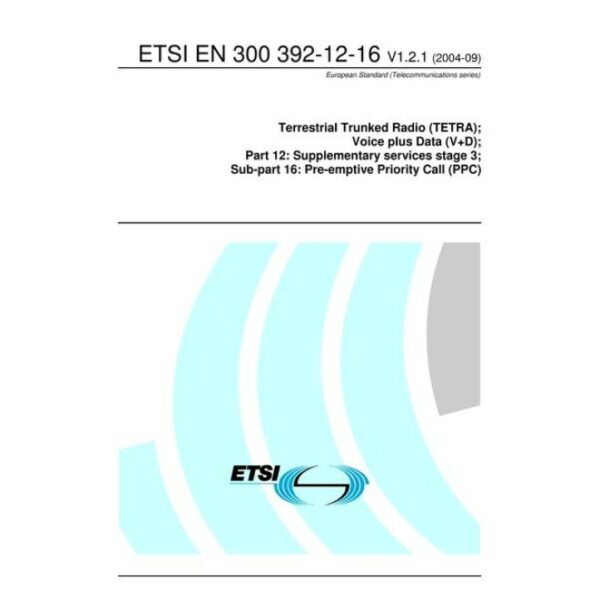 ETSI EN 300 392-12-16