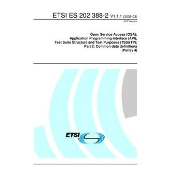 ETSI ES 202 388-2