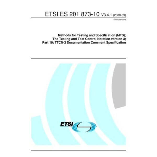 ETSI ES 201 873-10