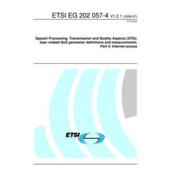 ETSI EG 202 057-4