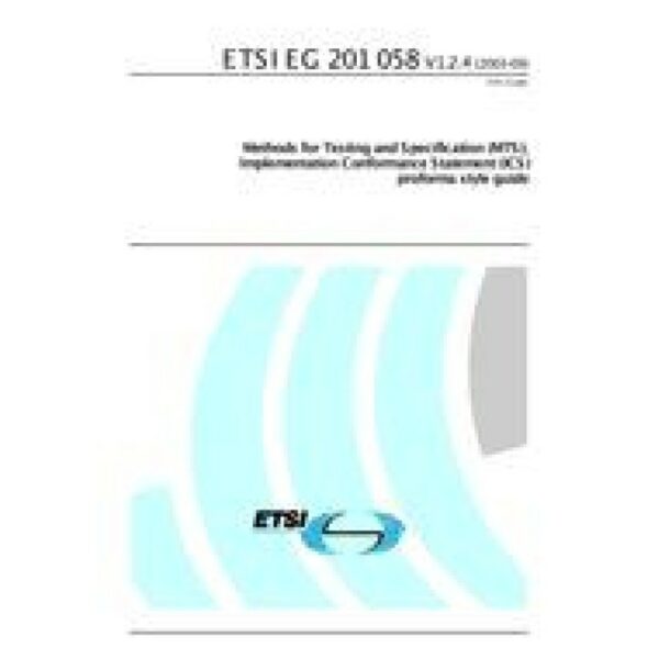 ETSI EG 201 058