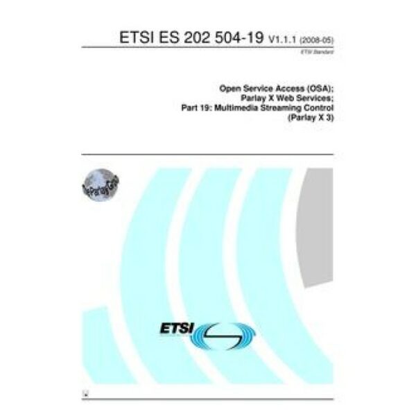 ETSI ES 202 504-19