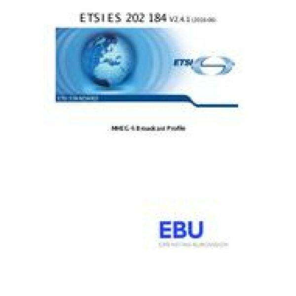 ETSI ES 202 184