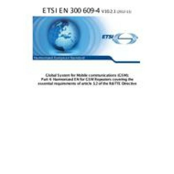 ETSI EN 300 609-4