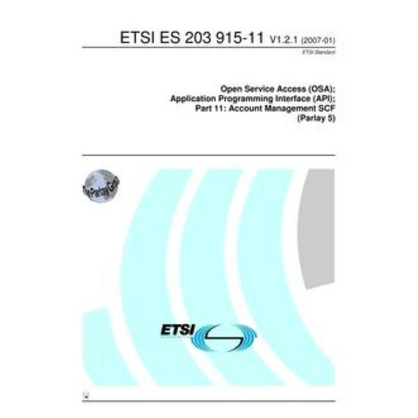 ETSI ES 203 915-11