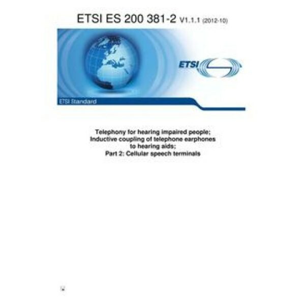 ETSI ES 200 381-2