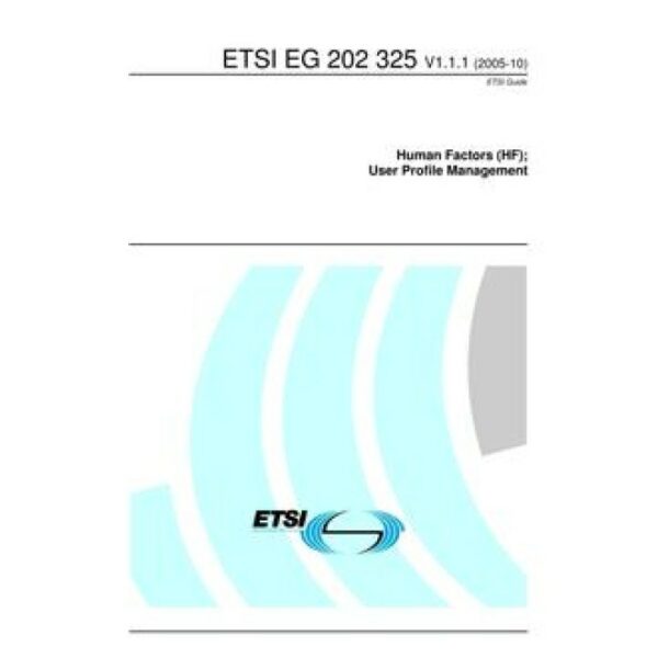 ETSI EG 202 325