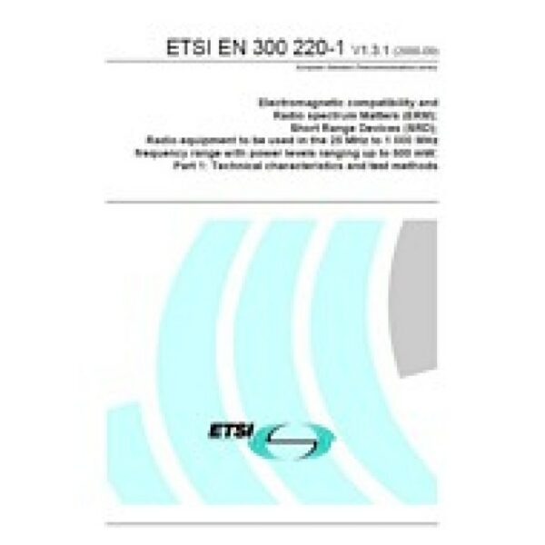 ETSI EN 300 220-1