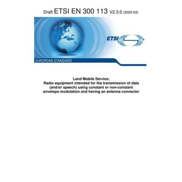 ETSI EN 300 113