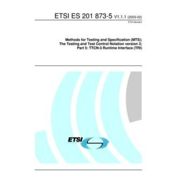 ETSI ES 201 873-5