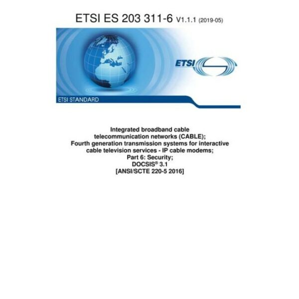 ETSI ES 203 311-6