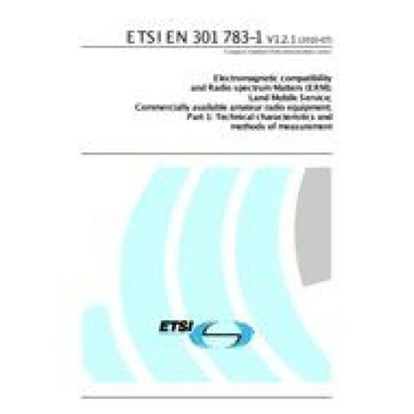 ETSI EN 301 783-1