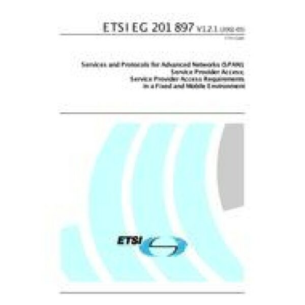 ETSI EG 201 897