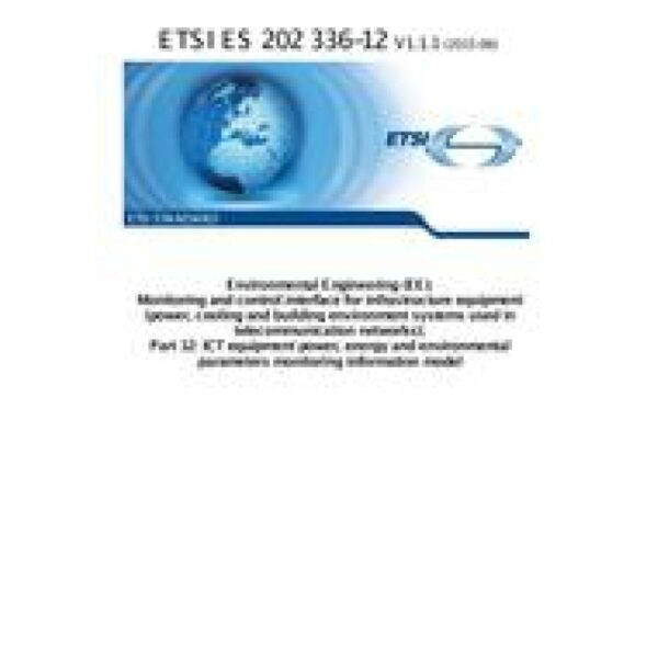 ETSI ES 202 336-12