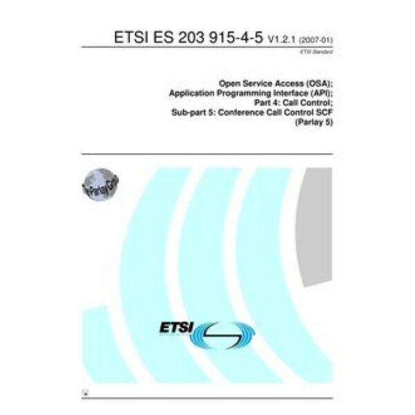 ETSI ES 203 915-4-5