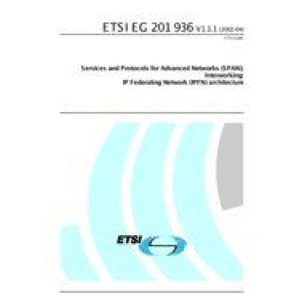 ETSI EG 201 936