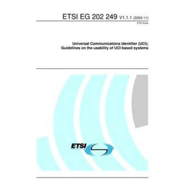 ETSI EG 202 249