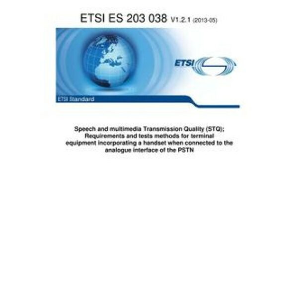 ETSI ES 203 038