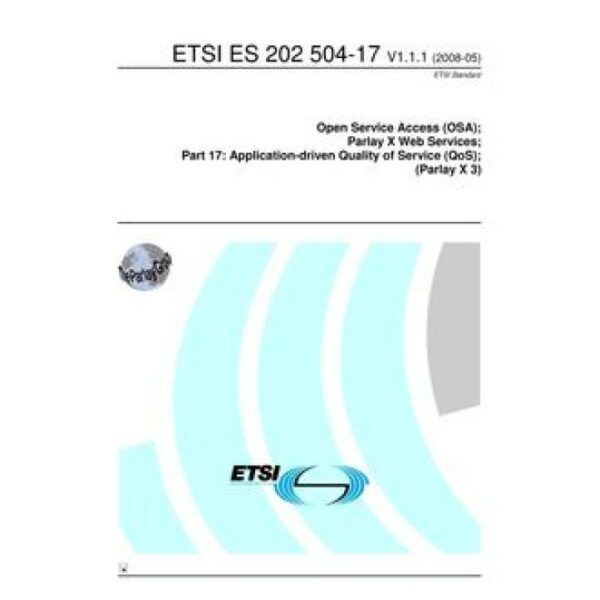 ETSI ES 202 504-17