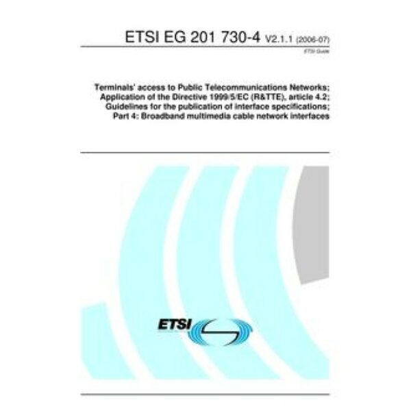 ETSI EG 201 730-4