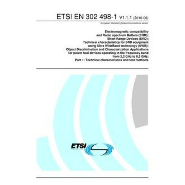 ETSI EN 302 498-1