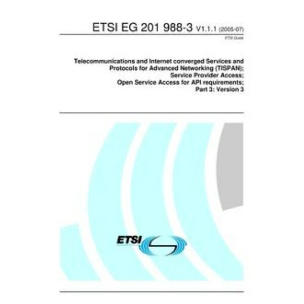 ETSI EG 201 988-3