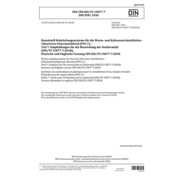 DIN CEN ISO/TS 15877-7