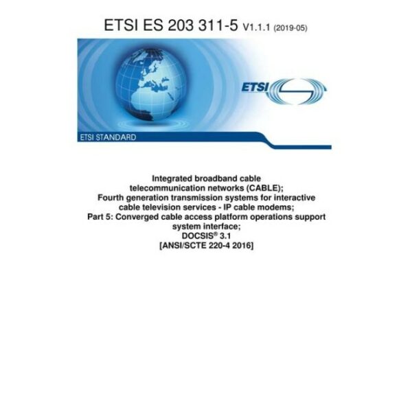 ETSI ES 203 311-5