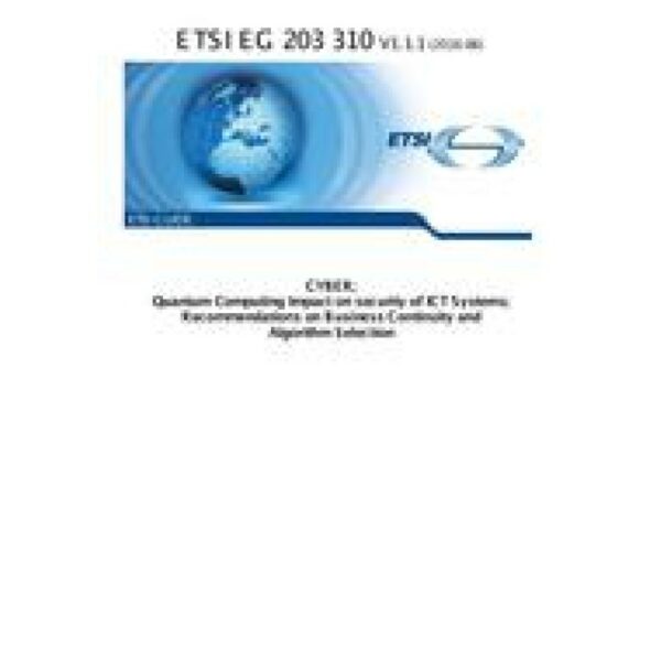 ETSI EG 203 310