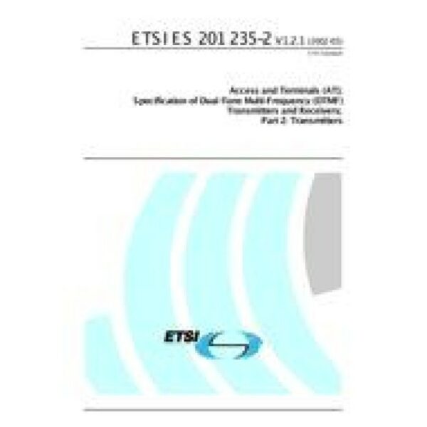 ETSI ES 201 235-2