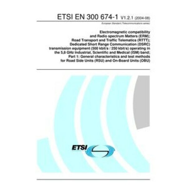 ETSI EN 300 674-1