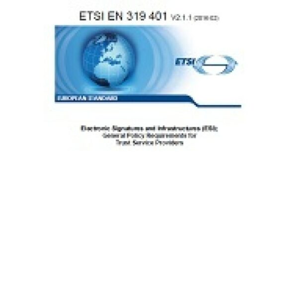 ETSI EN 319 401