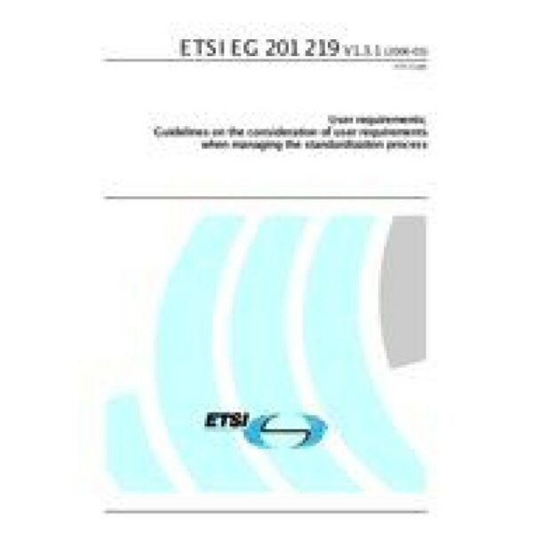 ETSI EG 201 219