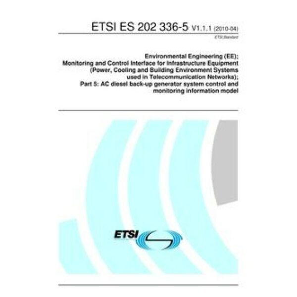 ETSI ES 202 336-5