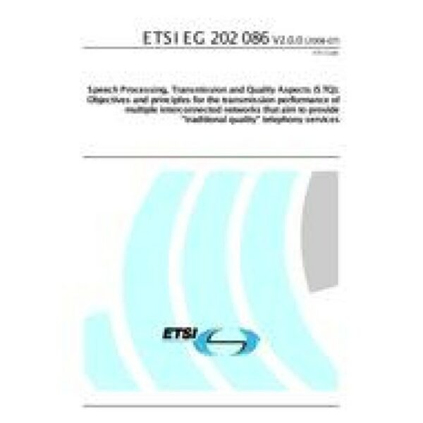 ETSI EG 202 086