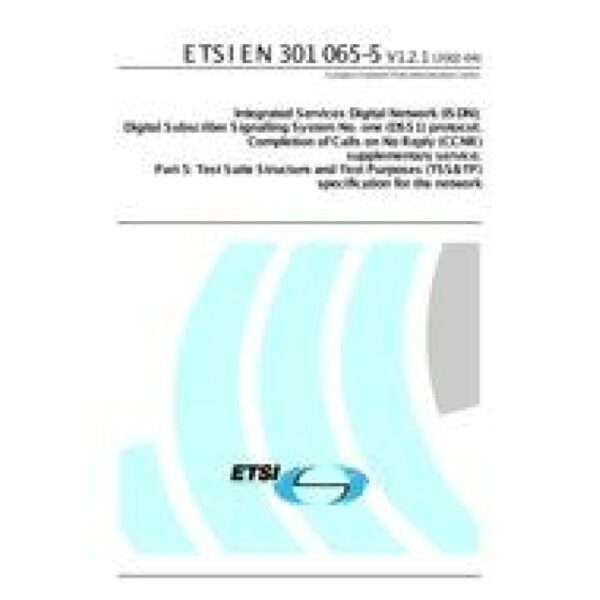 ETSI EN 301 065-5