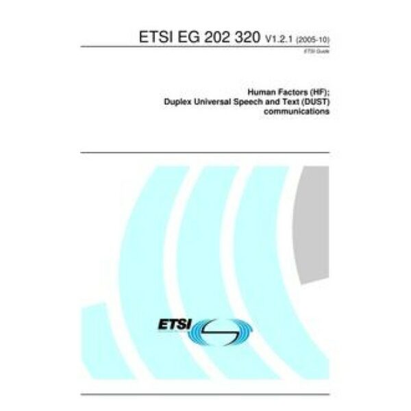 ETSI EG 202 320