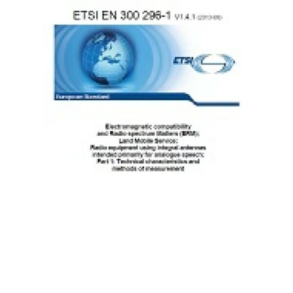 ETSI EN 300 296-1