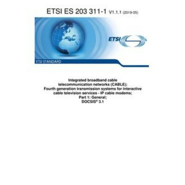 ETSI ES 203 311-1