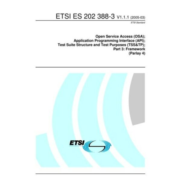 ETSI ES 202 388-3