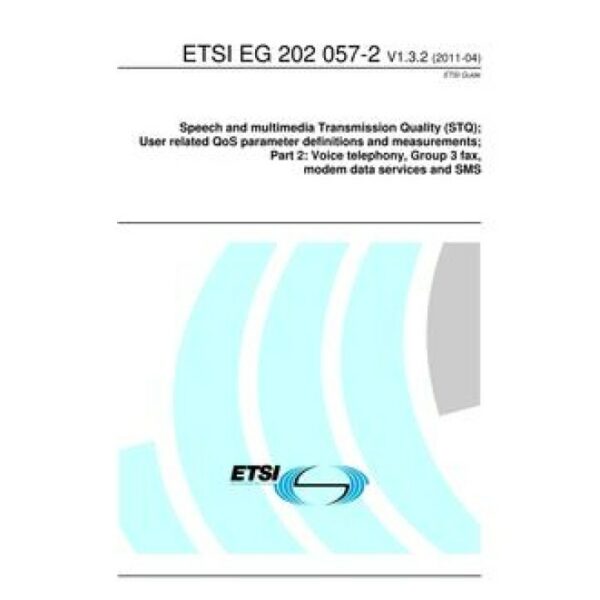 ETSI EG 202 057-2