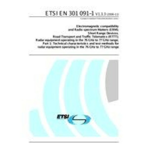 ETSI EN 301 091-1