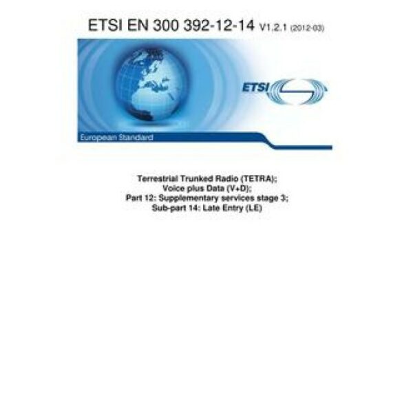 ETSI EN 300 392-12-14