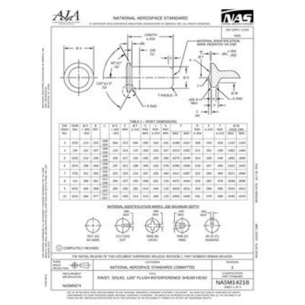 AIA NASM14218