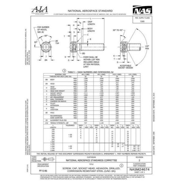 AIA NASM24674